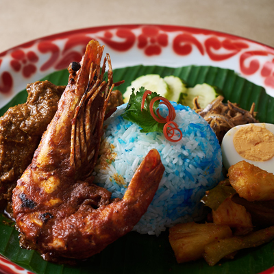 Colorful Indulgence: Blue Pea Flower Nasi Lemak